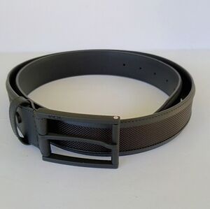 TUMI Leather & Ballistic Nylon Belt